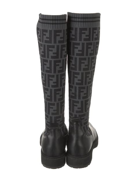 fendi zucca riding boots|fendi ff mesh platform sneakers.